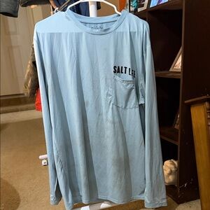 Salt Life Men's Sky Blue Long Sleeve Tee